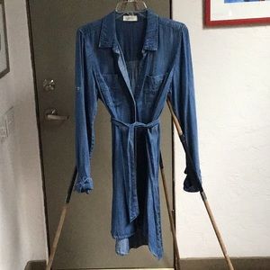 Blue jean Shirt Dress